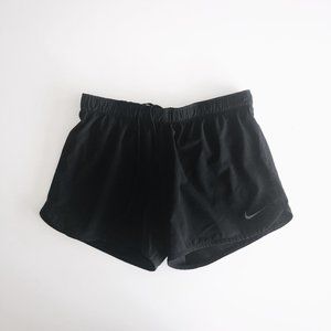 Nike Black Swoosh DriFit Shorts